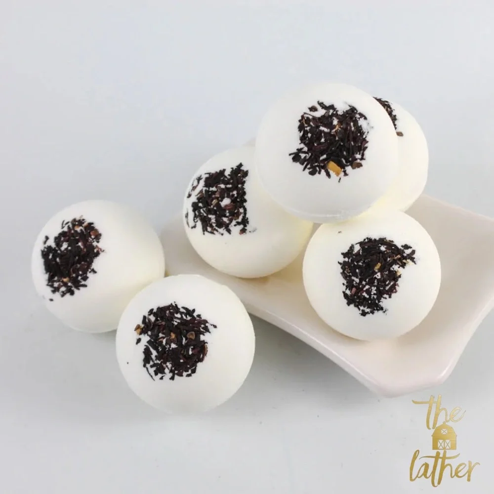 Botanicals- Peach & Tangerine / Elder Flowers Essential Milk Bomb - Picture 4 of 7